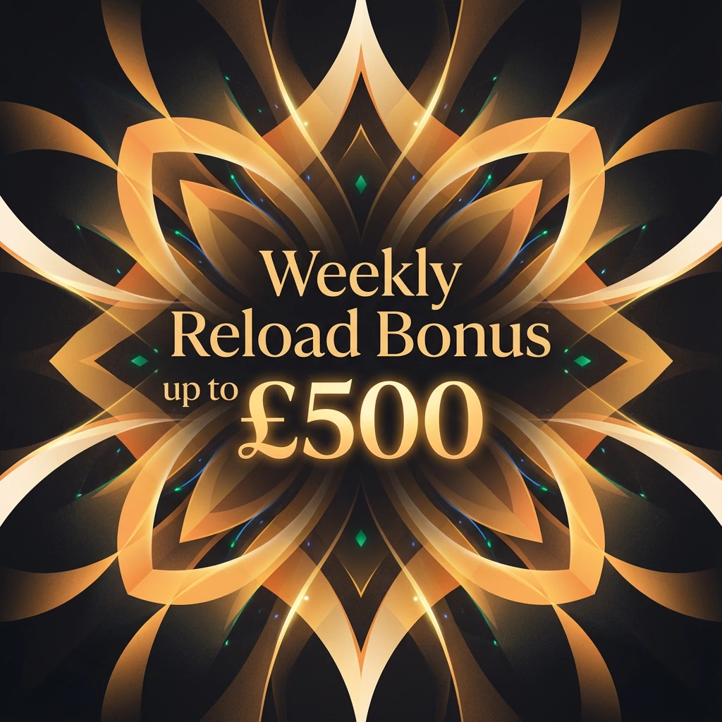 Weekly Reload Bonus up to £500 Weekly Reload Bonus up to £500